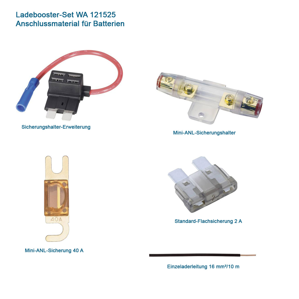 Ladebooster WA 121545 inkl. Anschluss- und Temperaturfühler-Set
